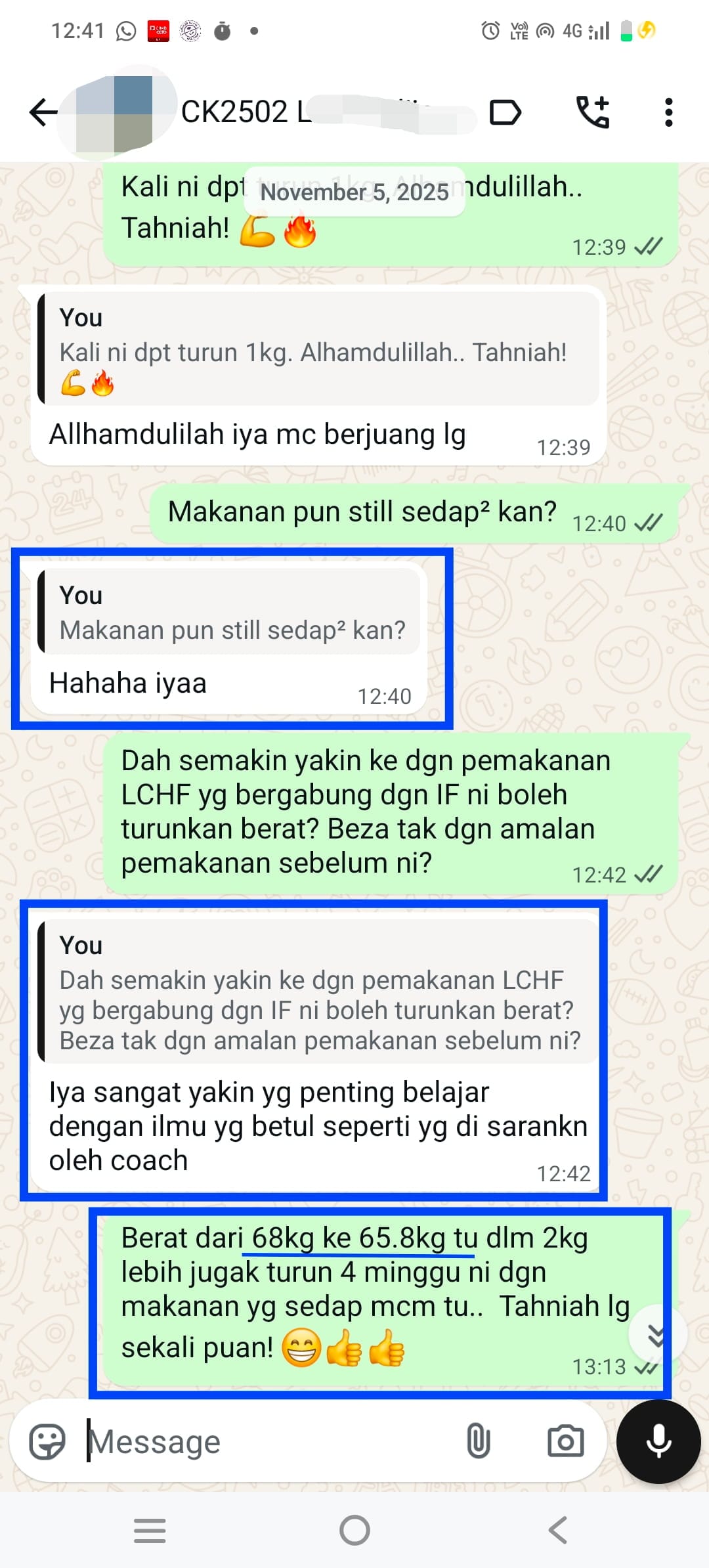 Testimoni peserta program kurus